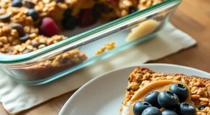 High Protein Baked Oatmeal 6 High Protein Baked Oatmeal