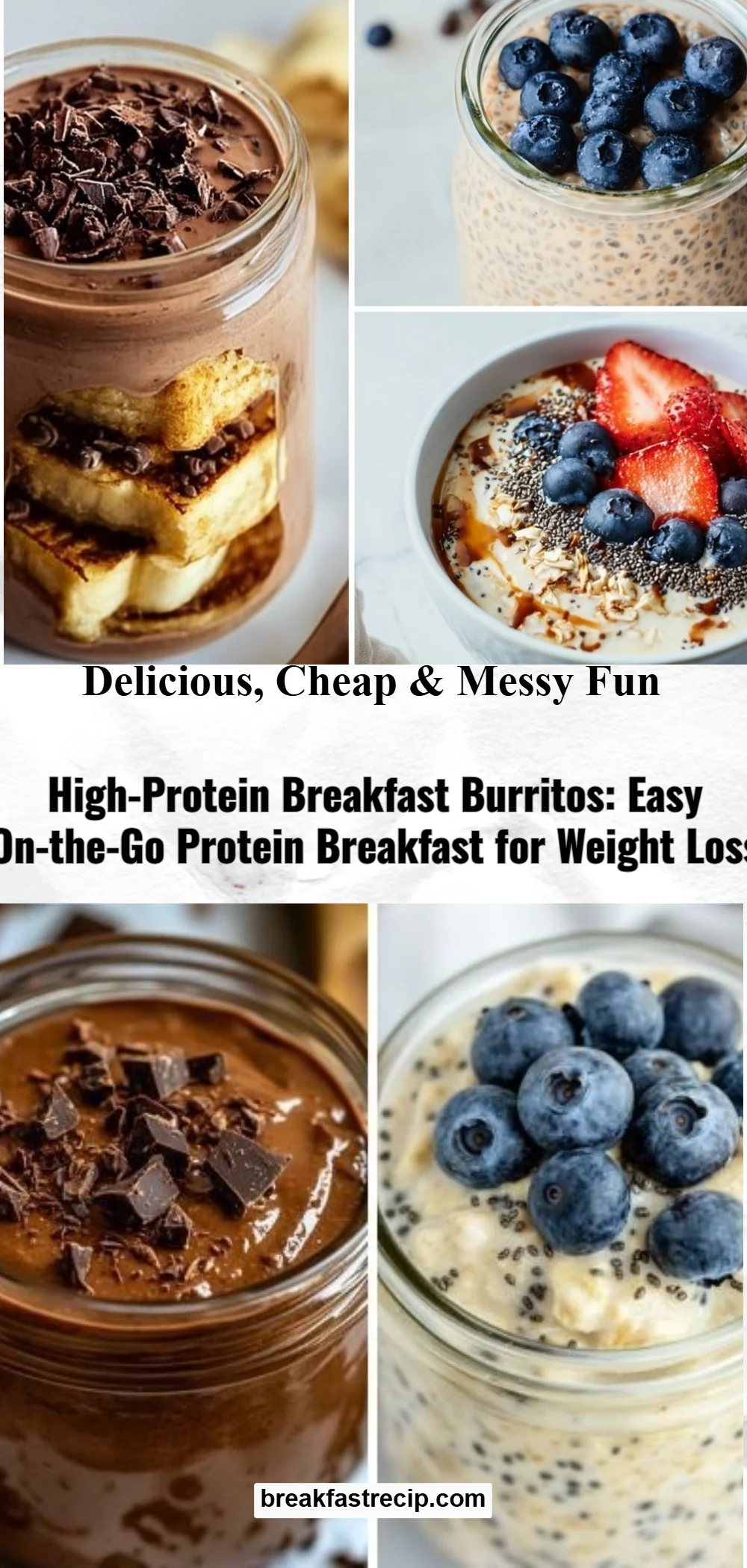 High-Protein Breakfast Burritos