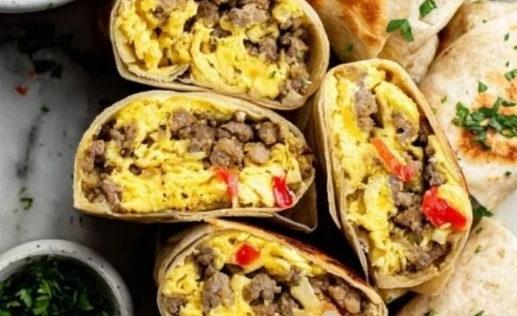 High-Protein Breakfast Burritos