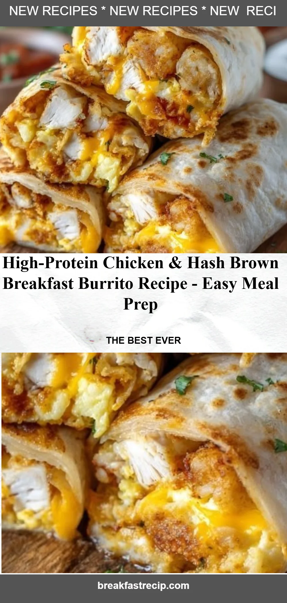 High-Protein Chicken & Hash Brown Breakfast Burritos 7 High-Protein Chicken & Hash Brown Breakfast Burritos