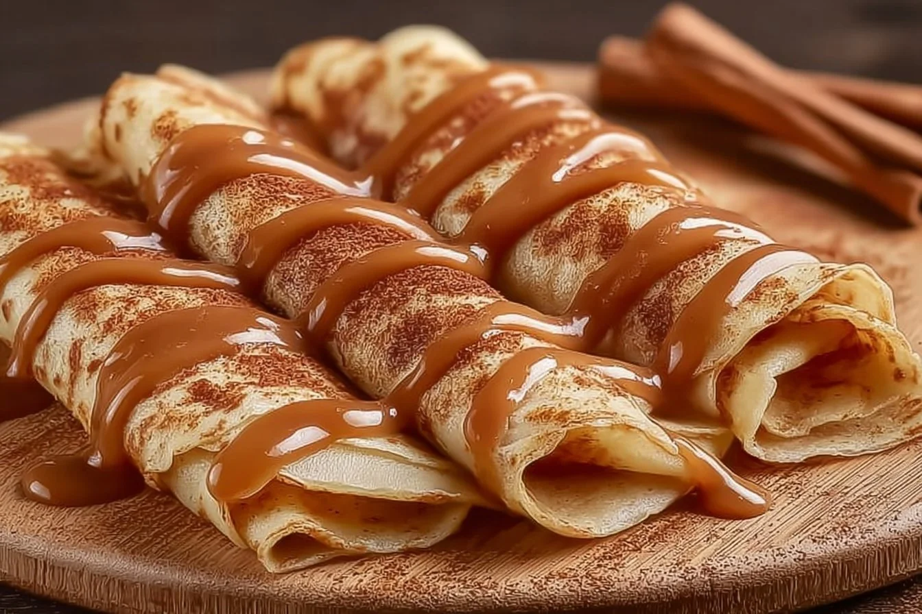 High Protein Cinnamon Crepes