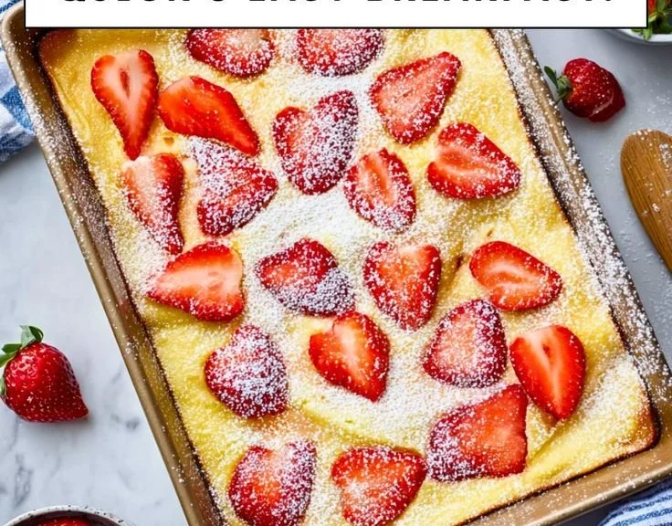 High Protein Cottage Cheese Oven Pancakes
