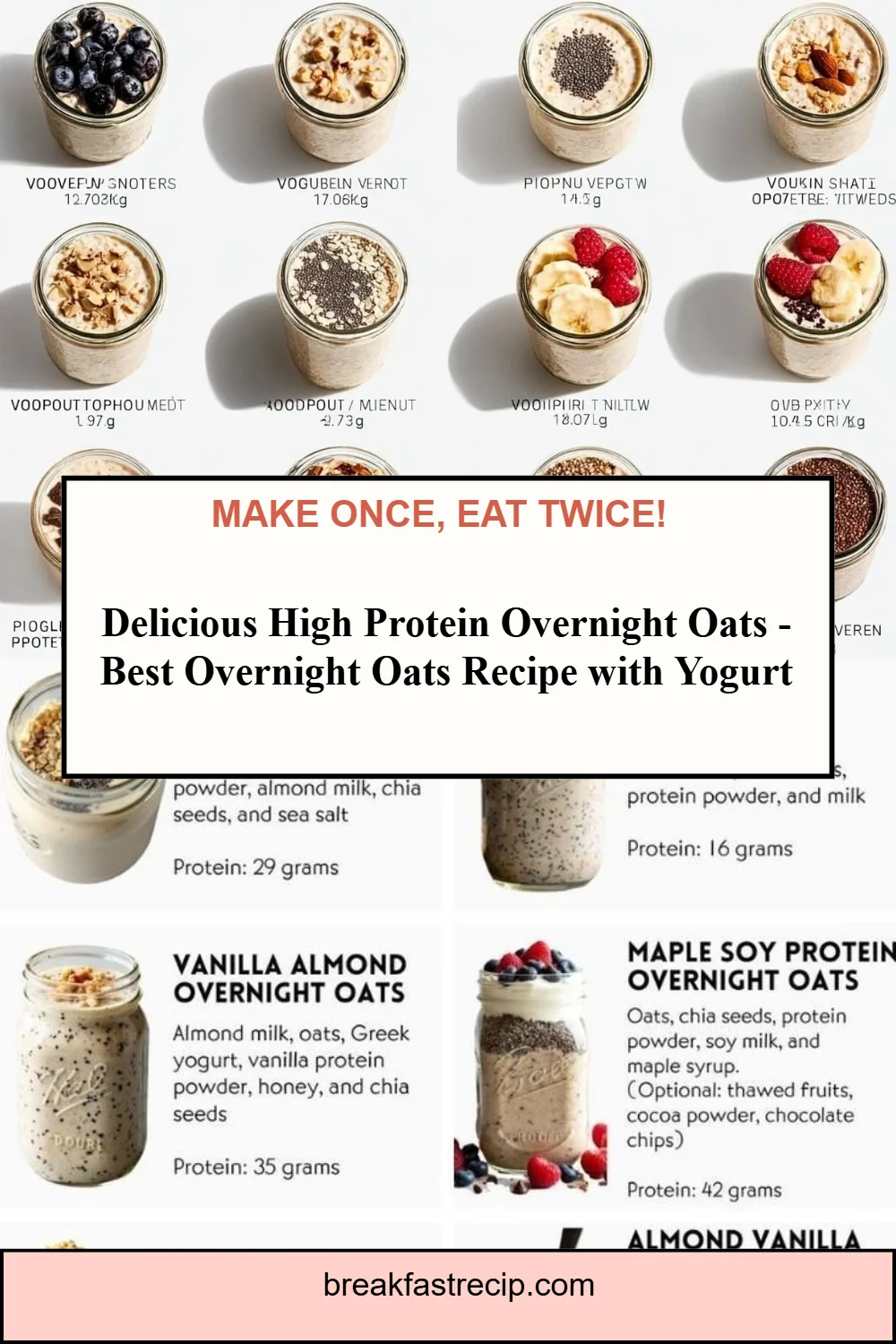 High Protein Overnight Oats