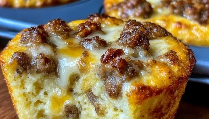 High Protein Sausage Pancake Muffins 8 High Protein Sausage Pancake Muffins