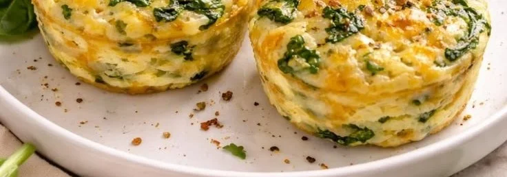 High-Protein Spinach Cottage Cheese Egg Muffins