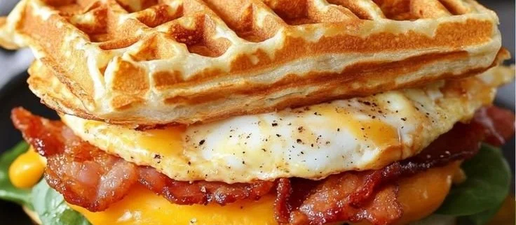 Protein Waffle Sandwich 5 Protein Waffle Sandwich