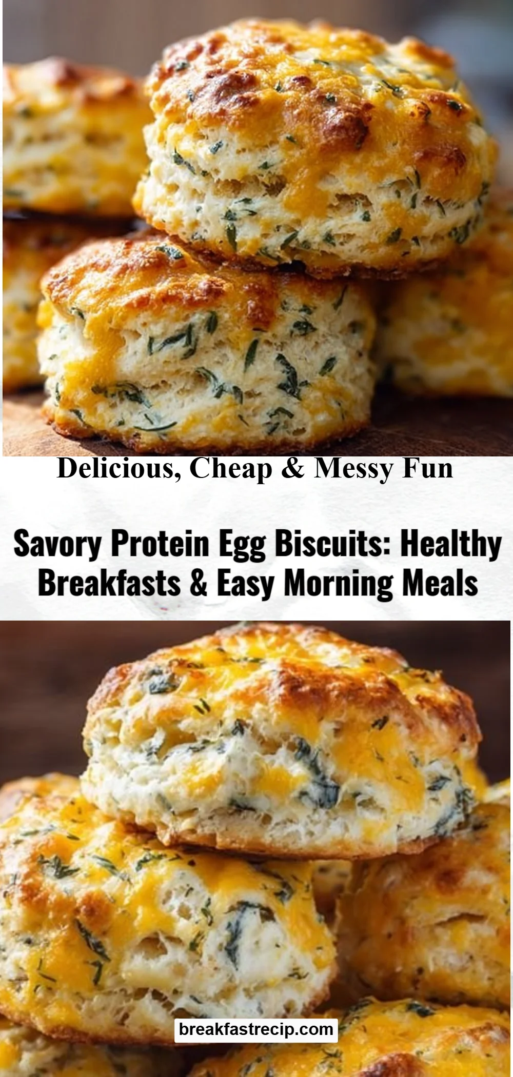 Savory Protein Egg Biscuits