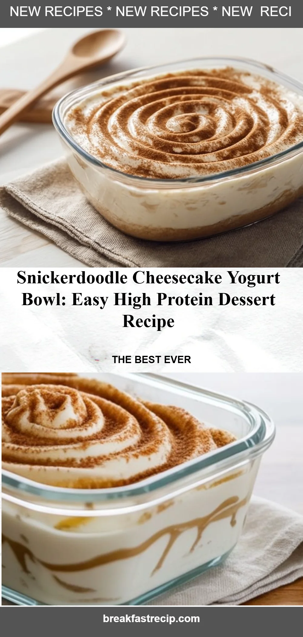 Snickerdoodle Cheesecake Yogurt Bowl