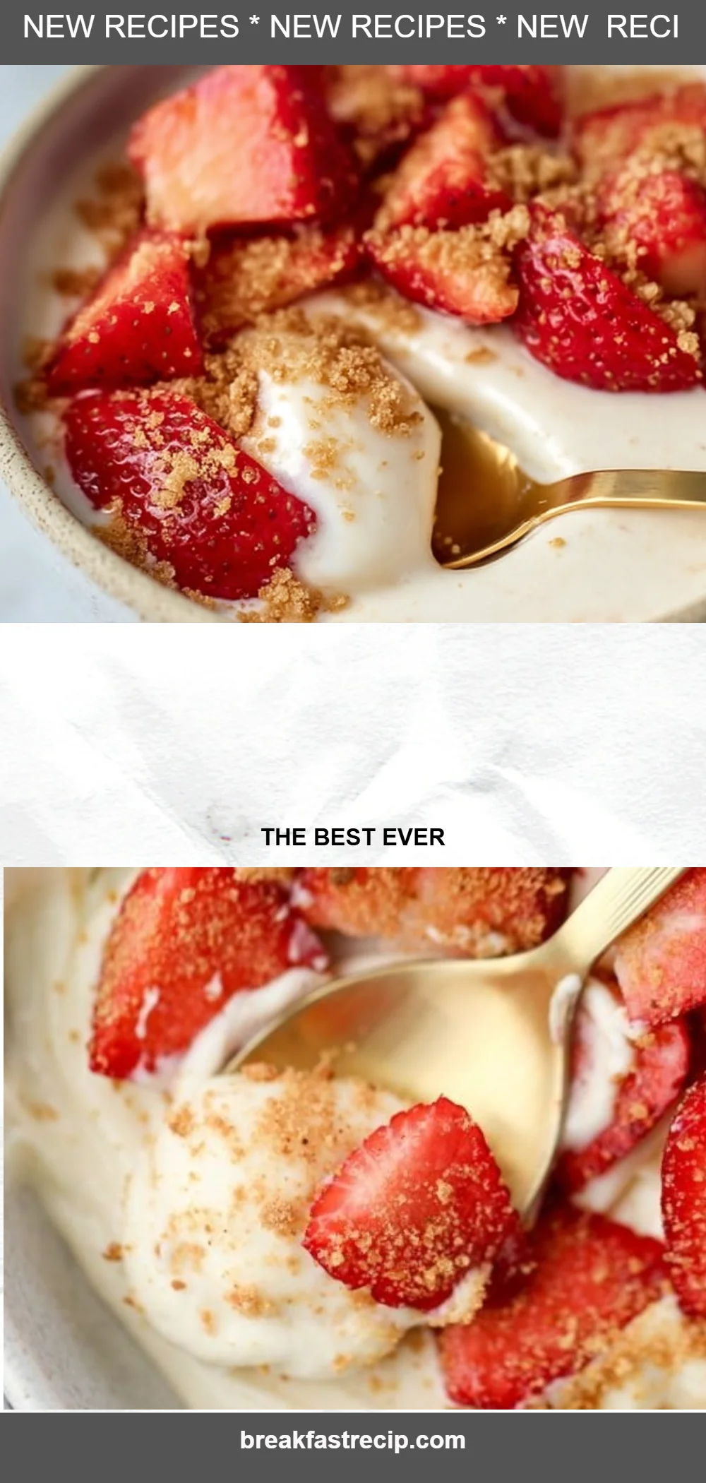 Strawberry Cheesecake Yogurt Bowl