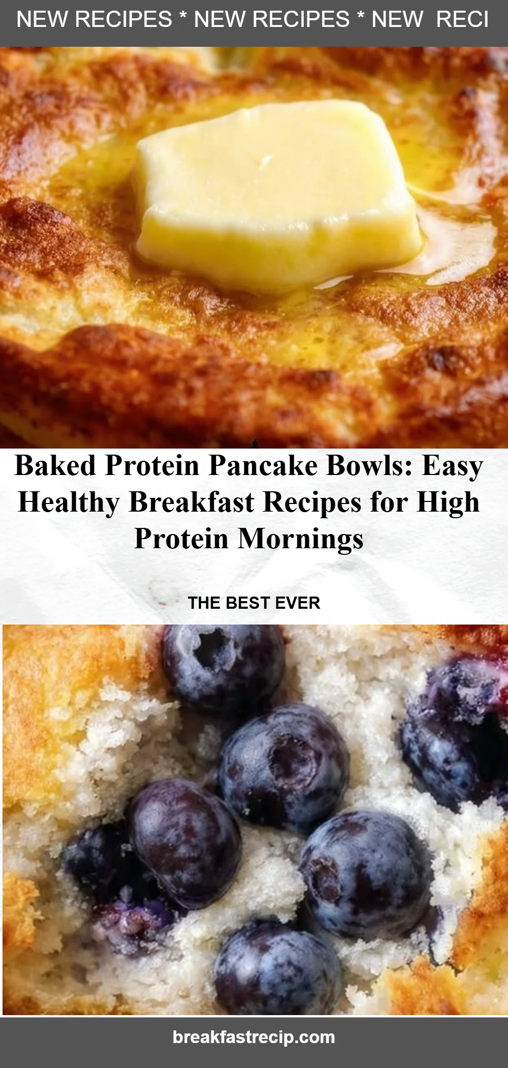 Baked Protein Pancake Bowls