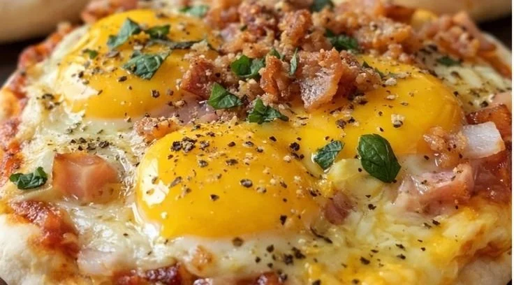 English Muffin Breakfast Pizza