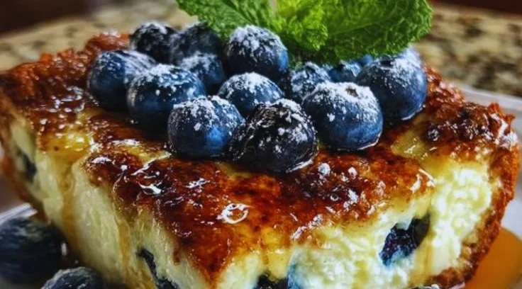 High-Protein Blueberry Cottage Cheese Breakfast Bake 5 High-Protein Blueberry Cottage Cheese Breakfast Bake