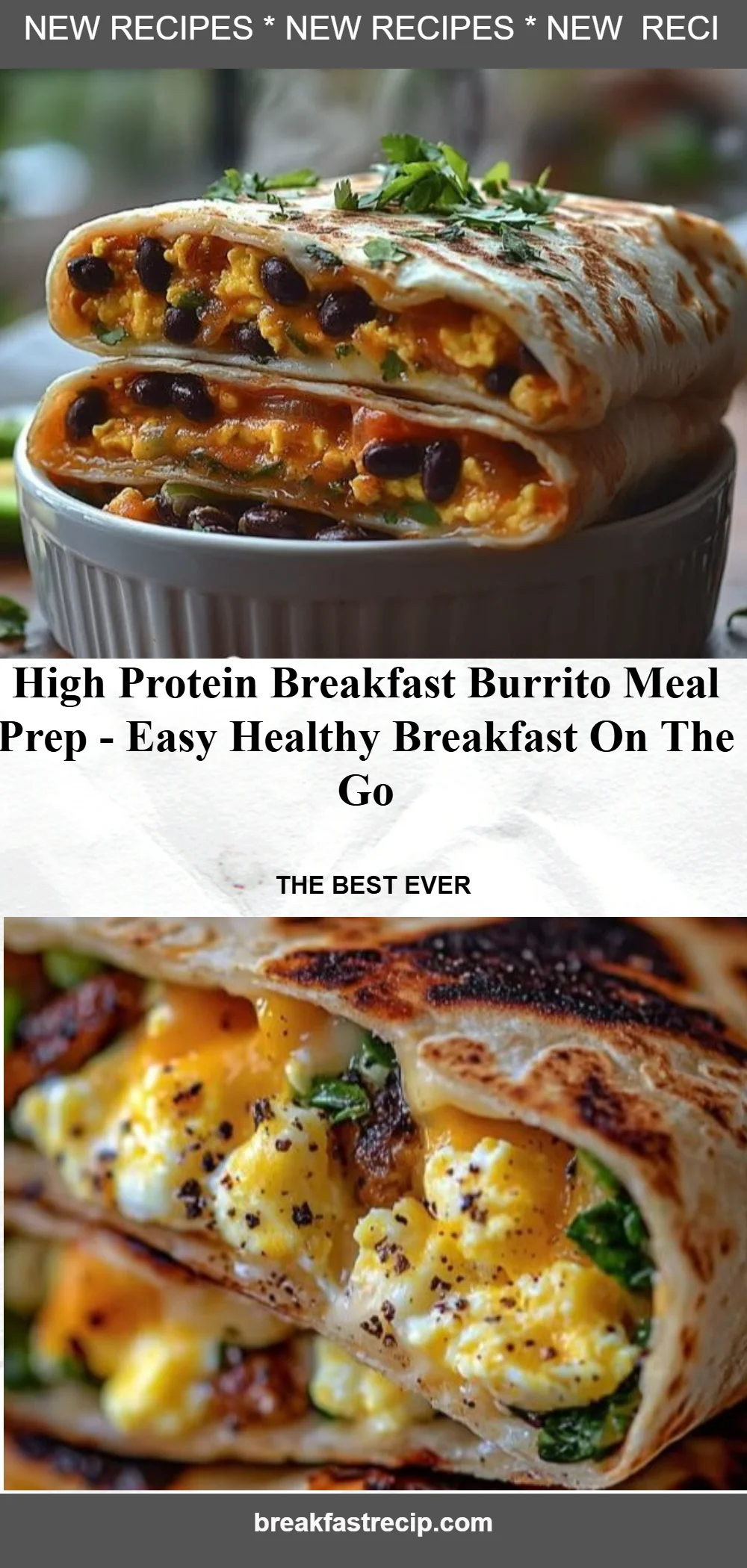 High Protein Breakfast Burrito Meal Prep 6 High Protein Breakfast Burrito Meal Prep