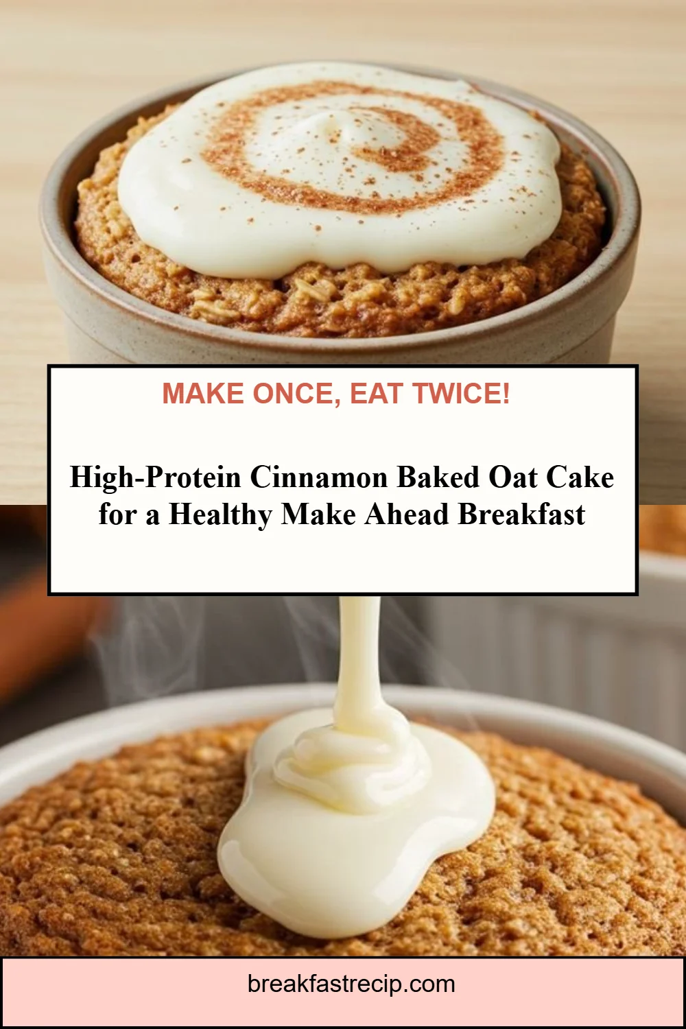 High-Protein Cinnamon Baked Oat Cake 6 High-Protein Cinnamon Baked Oat Cake