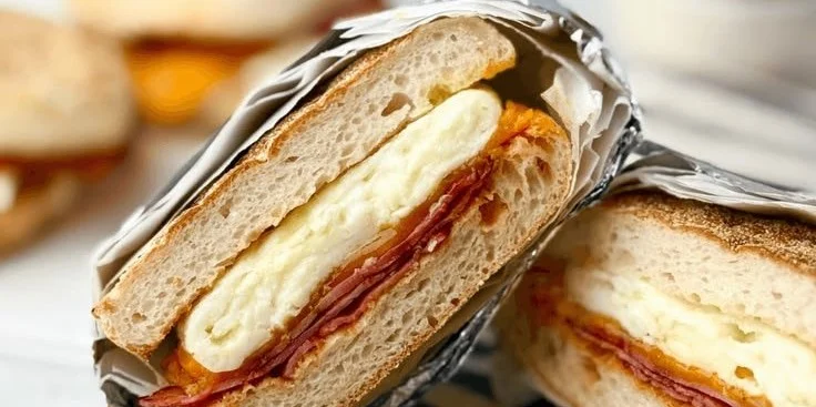 High-Protein Low-Calorie Breakfast Sandwich
